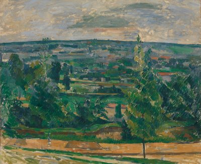 Landschaft von Jas de Bouffan von Paul Cézanne